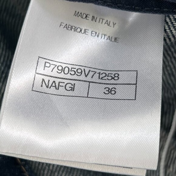 CHANEL 25P CC PEARL DARK BLUE JEANS SIZE FR 36 / US 4 NWTS! - Picture 16 of 17